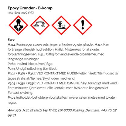 Alfix epoxygrunder, 2-komponent - 10 kg