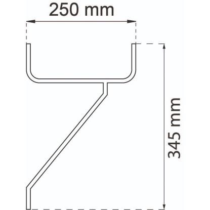 Habo stigeophæng 8517, varmgalvaniseret