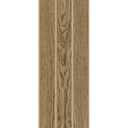 I-Wood Medio+ 3-lamel akustikpanel, mørkebrun olieret, brun filt og lys kerne, egefiner, 16 x 300 mm
