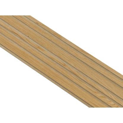 I-Wood Basic Mixed akustikpanel, klar olieret, brun filt og lys kerne, egefiner, 16 x 300 mm 