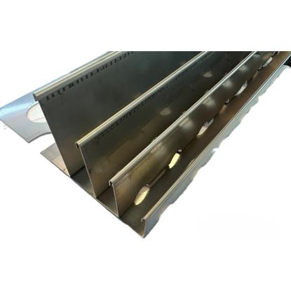 VegTech kantskinne, 85 x 55 mm x 2 meter, alu