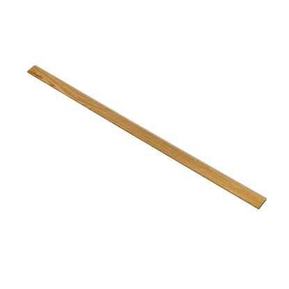 I-Wood afslutningsliste til 3-lamel akustikpanel, brun olieret, beige filt og sort kerne, egefiner, 17 x 92 mm