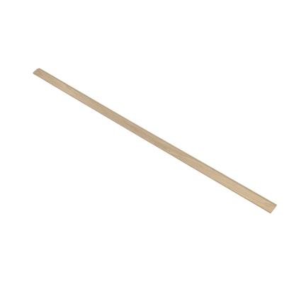 I-Wood afslutningsliste til 4-lamel akustikpanel, hvid olieret, beige filt og lys kerne, egefiner, 16 x 67 mm