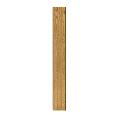 I-Wood Medio+ 3-lamel akustikpanel, brun olieret, brun filt og sort kerne, egefiner, 17 x 300 mm