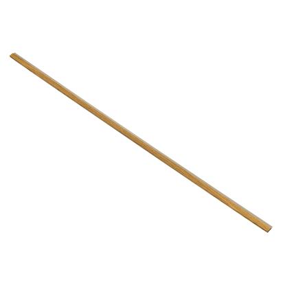 I-Wood afslutningsliste til akustikpanel, brun olieret, beige filt og sort kerne, egefiner, 17 x 42 mm