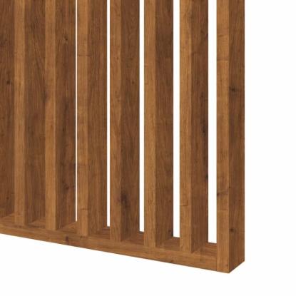 FibroTech  Room Divider rumdeler med top- & bundprofil og 8 lameller, 65 x 580 x 2750 mm, oiled oak