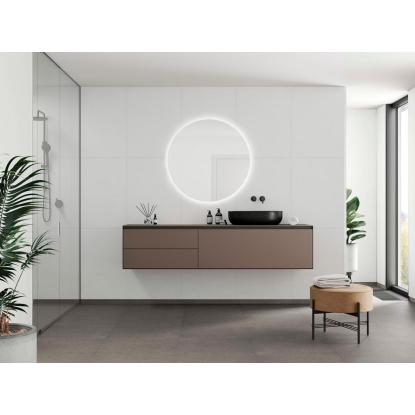 Fibo Stone vådrumspanel med 60 x 80 cm fliselook, 10 x 600 x 2400 mm, moonstone microdots