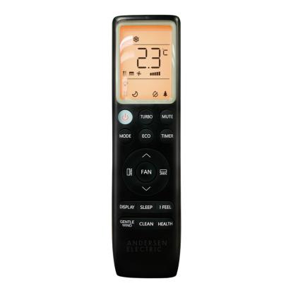 AE Mat Pro 9 luft-til-luft varmepumpe med Wi-Fi, 4 kW, mat sort, 73 m²