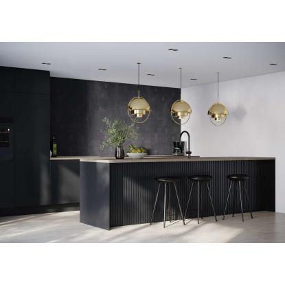 Fibo Cement vådrumspanel, 10 x 600 x 2400 mm, lentini dark stone