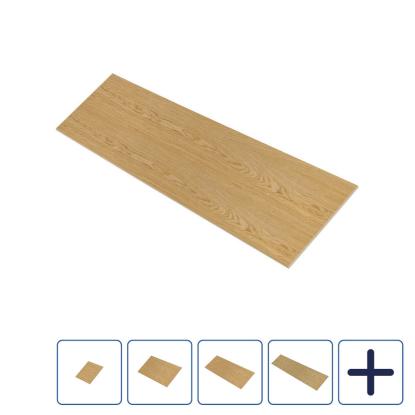 I-Wood UniPanel vægbeklædning, klar olieret, lys kerne, egefiner, 16 x 580 mm