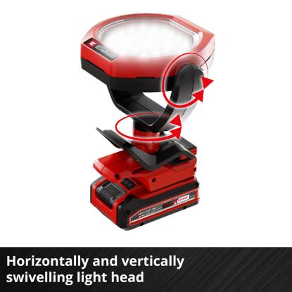 Einhell GC-OL 18/1500 Li-Solo akku udendørslampe, 1500 lumen, uden batteri og lader