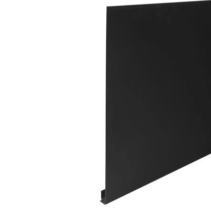 Sternplade, sort zink - 500 x 500 x 26 mm