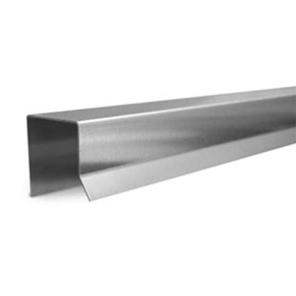 Plastmo sternafdækning, aluminium - 1 meter