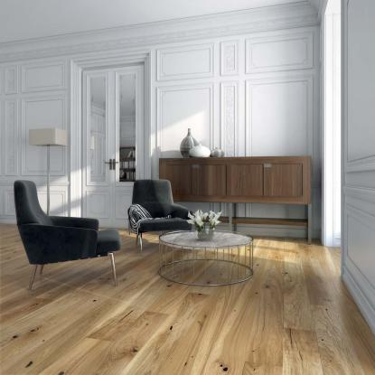 Wallmann Patricier Plank Country plankegulv, børstet naturmatlak, eg, V4
