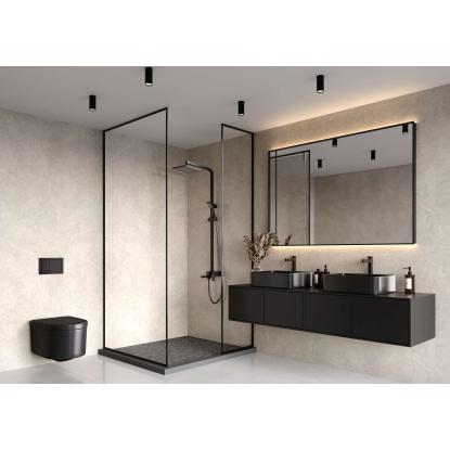 Fibo Stone vådrumspanel, 10 x 600 x 2400 mm, polished stone high gloss