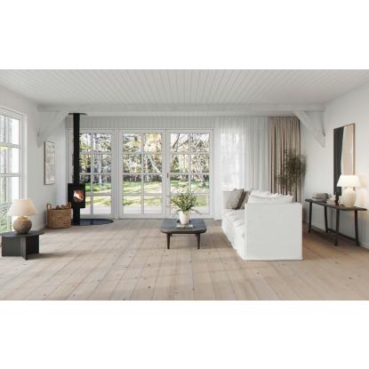 Moland Castle Collection Classic Plank plankegulv, svensk fyr lud, hvid hårdvoksolie