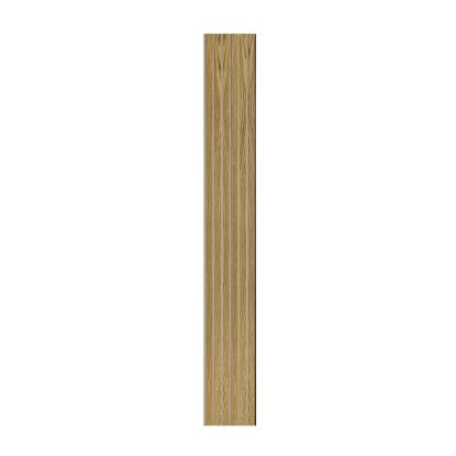 I-Wood Medio+ Original akustikpanel, brun olieret, beige filt og sort kerne, egefiner, 17 x 300 mm
