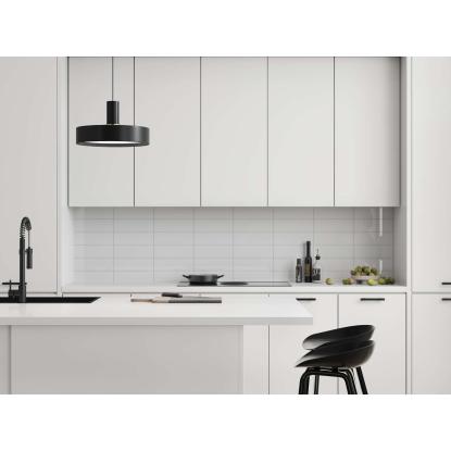Fibo Kitchen Board vægplade med 30 x 10 cm fliselook, 10 x 600 x 580 mm, denver white high gloss - 2 stk.