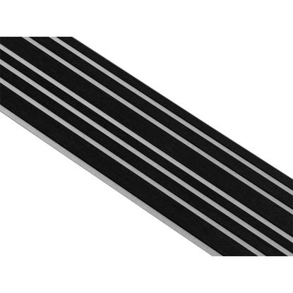 I-Wood Basic Mixed akustikpanel, sortmalet, grå filt og sort kerne, egefiner, 17 x 300 mm 
