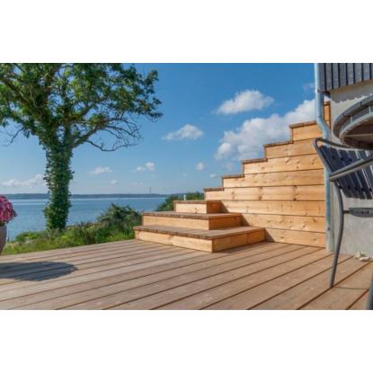 Frøslev Select terrassebræt med afrundede kanter, 32 x 125 x 5100 mm, brunimprægneret fyr