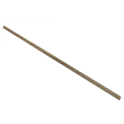 I-Wood UniPanel afslutningsliste, sort olieret, lys kerne, egefiner, 16 x 55 x 2780 mm