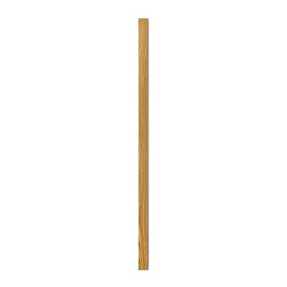 I-Wood afslutningsliste til 3-lamel akustikpanel, brun olieret, beige filt og sort kerne, egefiner, 17 x 92 mm