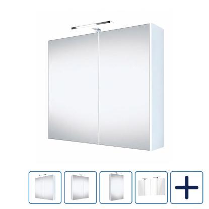 Best Design Happy LED spejlskab, hvid