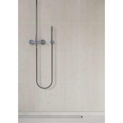 Fibo Wood vådrumspanel med 60 x 40 cm fliselook, 10 x 600 x 2400 mm, avalon pine extra matt