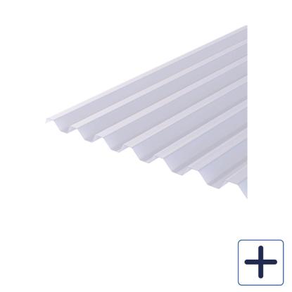 Plastmo JumboLite trapezplade, opal, bredde 106 cm