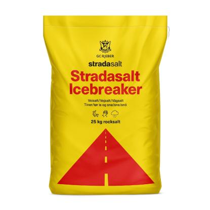 Stenvejsalt, 25 kg. sække, 40 sække pr. palle