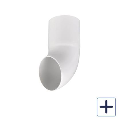Plastmo udkaster, PVC, hvid