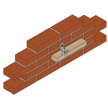 SIMA vinkelbeslag S35, pregalvaniseret, 50 x 50 x 2,5 x 35 mm