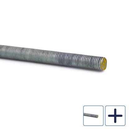 FAST gevindstang, 8.8, stål, varmforzinket, 1 meter - 1 stk.