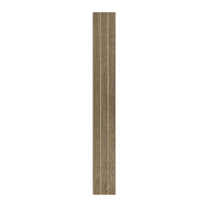 I-Wood Basic 3-lamel akustikpanel, sort olieret, brun filt og lys kerne, egefiner, 16 x 300 mm 