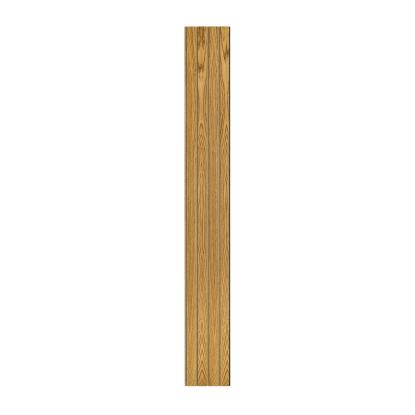 I-Wood Basic 4-lamel akustikpanel, brun olieret, brun filt og sort kerne, egefiner, 17 x 300 mm 