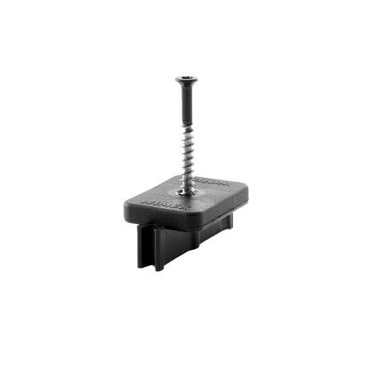 Wimex Preload inspektionsclips inkl. skrue, sort, 45 mm - 10 stk.
