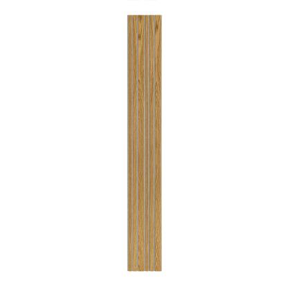 I-Wood Medio+ Mixed akustikpanel, brun olieret, beige filt og lys kerne, egefiner, 16 x 300 mm