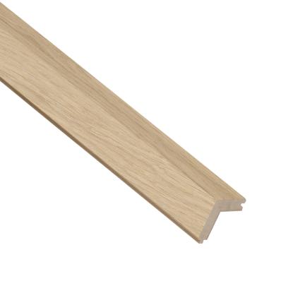 I-Wood UniPanel udvendigt hjørne, ubehandlet natur, lys kerne, egefiner, 16 x 55 x 2780 mm