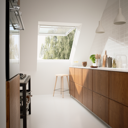 VELUX tophængt ovenlysvindue GPU 006621 INTEGRA® polyuretan, eldrevet