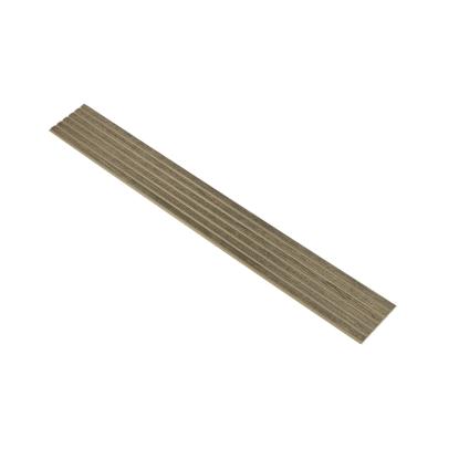 I-Wood Medio+ Original akustikpanel, sort olieret, brun filt og lys kerne, egefiner, 16 x 300 mm