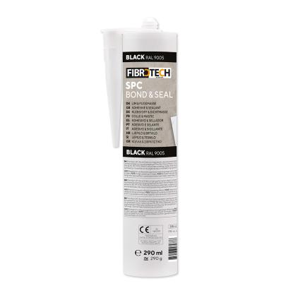 FibroTech SPC Bond & seal lim og fugemasse, RAL 9005, sort - 290 ml