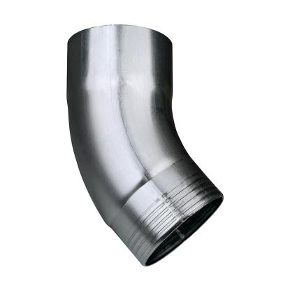 Plastmo Zink bøjning, 40°, Ø75 mm
