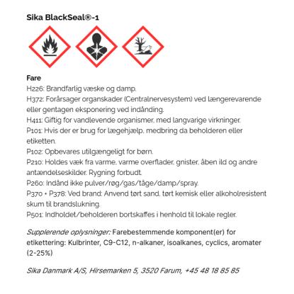 Sika BlackSeal-1 tætningsmasse i patron