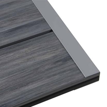 Kirkedal Heimdal endeliste, grey - RAL 7040 - 30x25x50x3000 mm