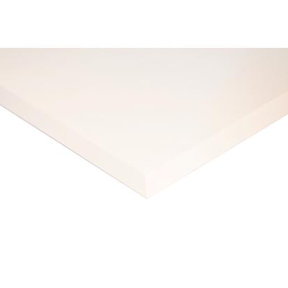 NPI melaminbelagt E-1 spånplade/hylde, 70% PEFC, hvid, 16 x 300 x 2500 mm