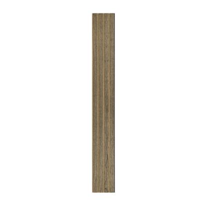 I-Wood Medio+ 4-lamel akustikpanel, sort olieret, brun filt og sort kerne, egefiner, 17 x 300 mm