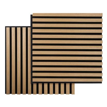 FibroTech Square akustikpanel, 520 x 520 mm, Light Oak - 2 stk.