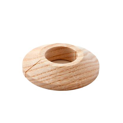 Moland roset, ubehandlet ask, 22 mm rør, udvendig Ø56 mm