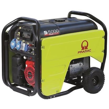 Pramac S-5000 S benzingenerator med el-start, 5,3 kW, 230V