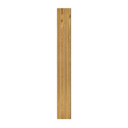 I-Wood Medio+ 4-lamel akustikpanel, brun olieret, beige filt og sort kerne, egefiner, 17 x 300 mm